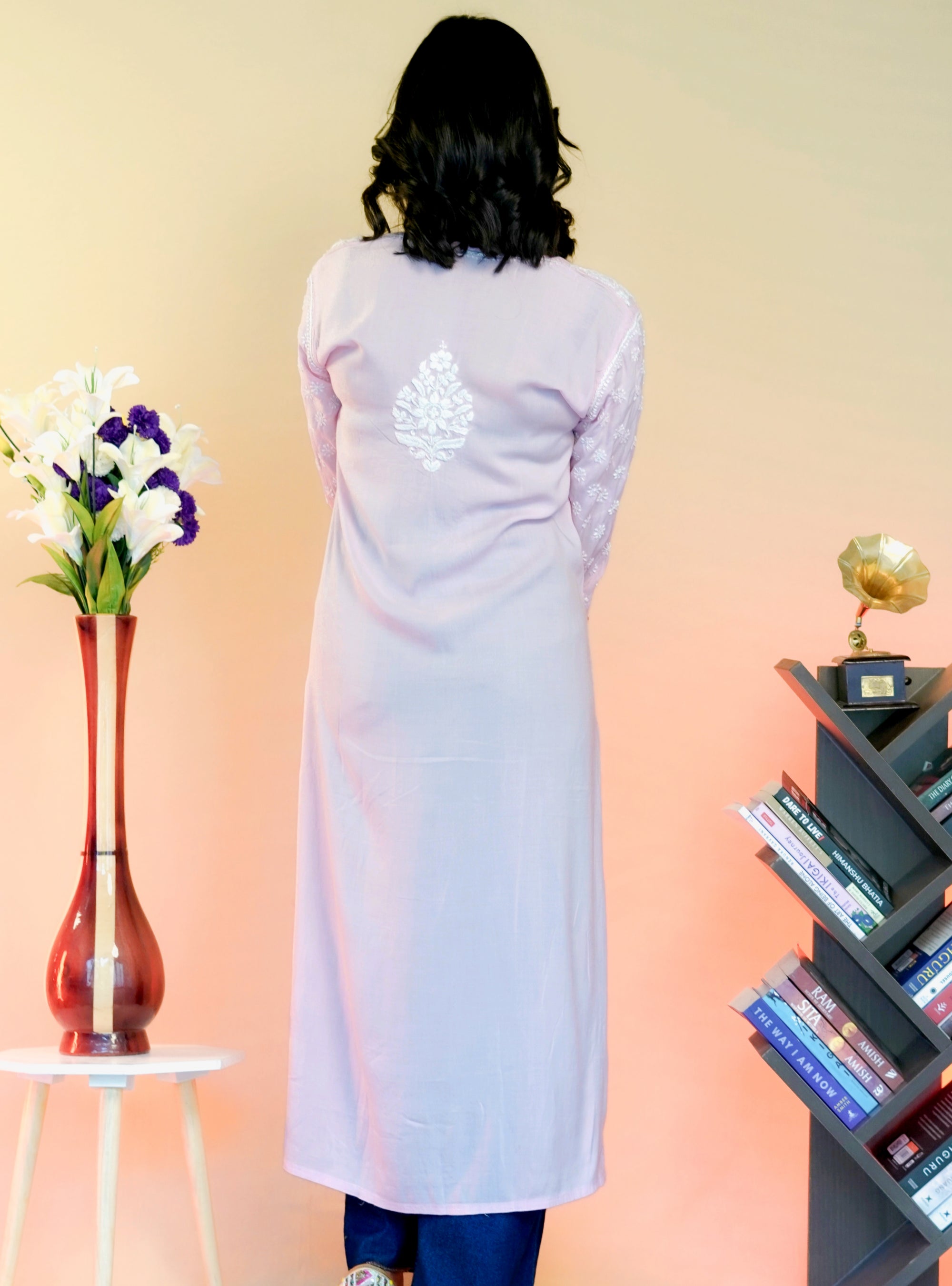 Fabric Chikankari Kurti