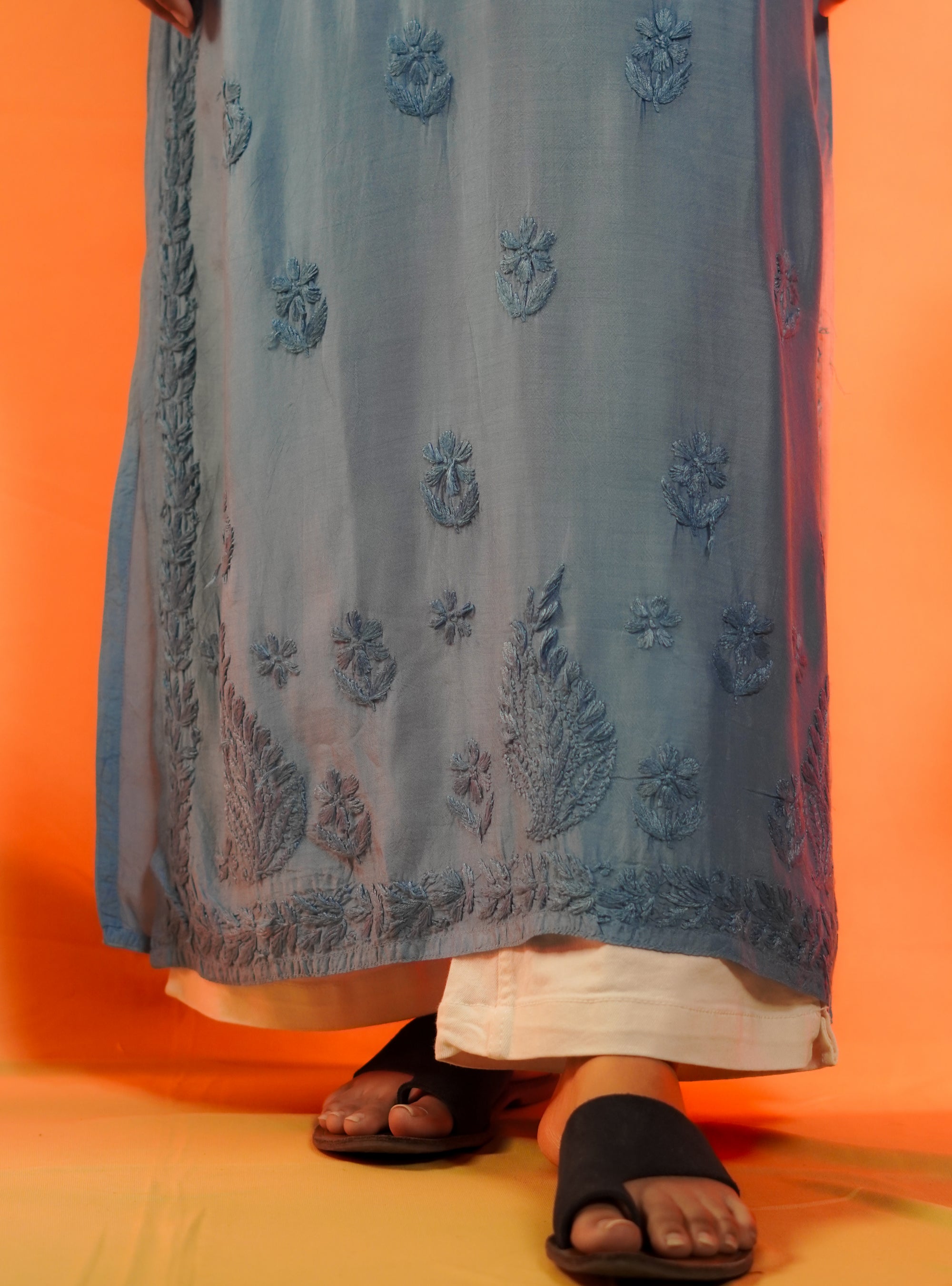 Fabric Chikankari Kurti