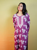 Kohinoor Muslin Chikankari Straight Fit Kurta