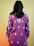 Kohinoor Muslin Chikankari Straight Fit Kurta